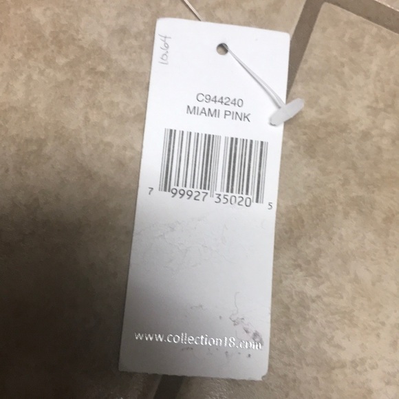 Collection Eighteen Miami Pink Acrylic Scarf - Picture 5 of 5